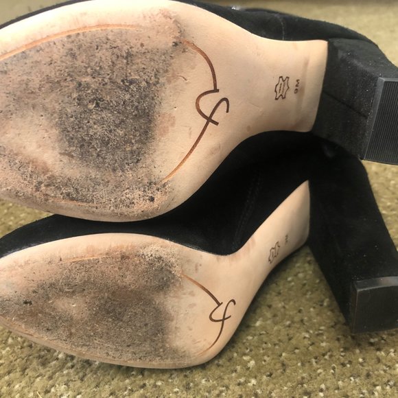 Joan & David Dasterla Boots Black Suede - Picture 5 of 5